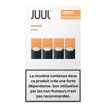 JUUL Pods Mango 18MG 4Pc/Pack